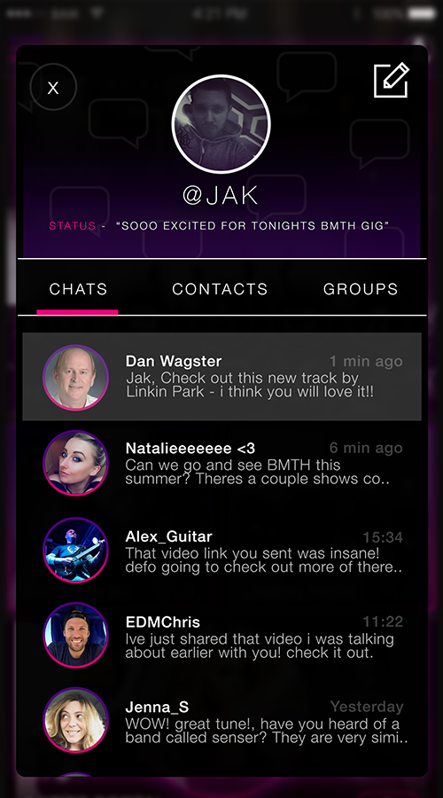 Band & Me- Event Management Application screenshot 2